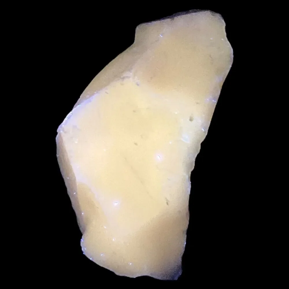 Pink Opaque Art Glass Cullet Glowing Selenium Slag Glass #4GL107